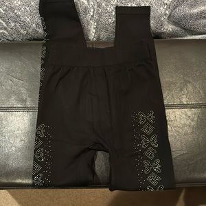 Rhinestone leggings